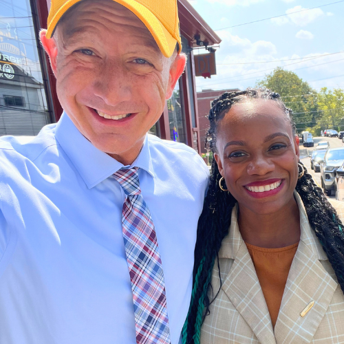 Dan Miller with Congresswoman Summer Lee