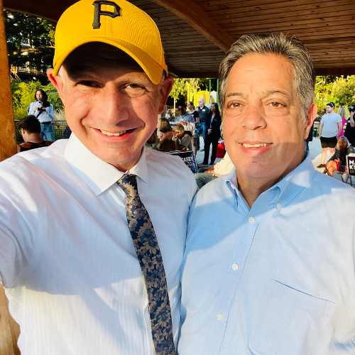 Picture of State Senator Jay Costa with Dan Miller